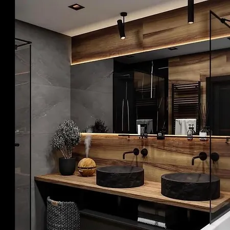 公寓 Hanza Tower Exclusive Pool & Sauna & Jacuzzi